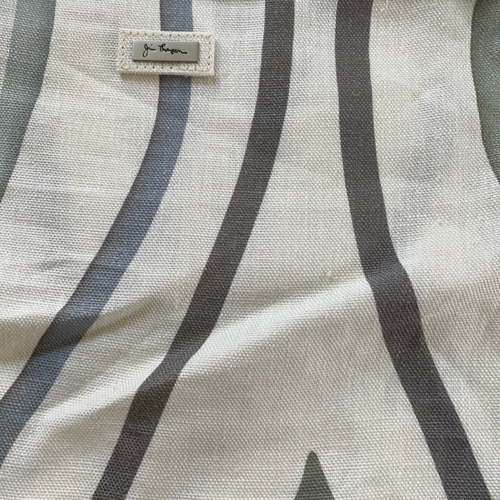 Jim Thomson ombré hand painted silk tote NWT